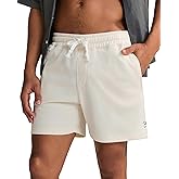 maamgic Mens Athletic Gym Shorts 5/7" Elastic Waist Casual Pajama Pocket Jogger Men Workout Short Pants