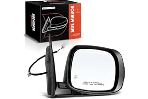 A-Premium Passenger Side Power Door Mirror - Compatible with Dodge Grand Caravan 2011-2020 & Chrysler Town & Country 2011-201