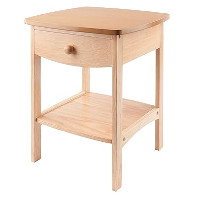 Winsome Wood Claire Accent Table in Natural Finish