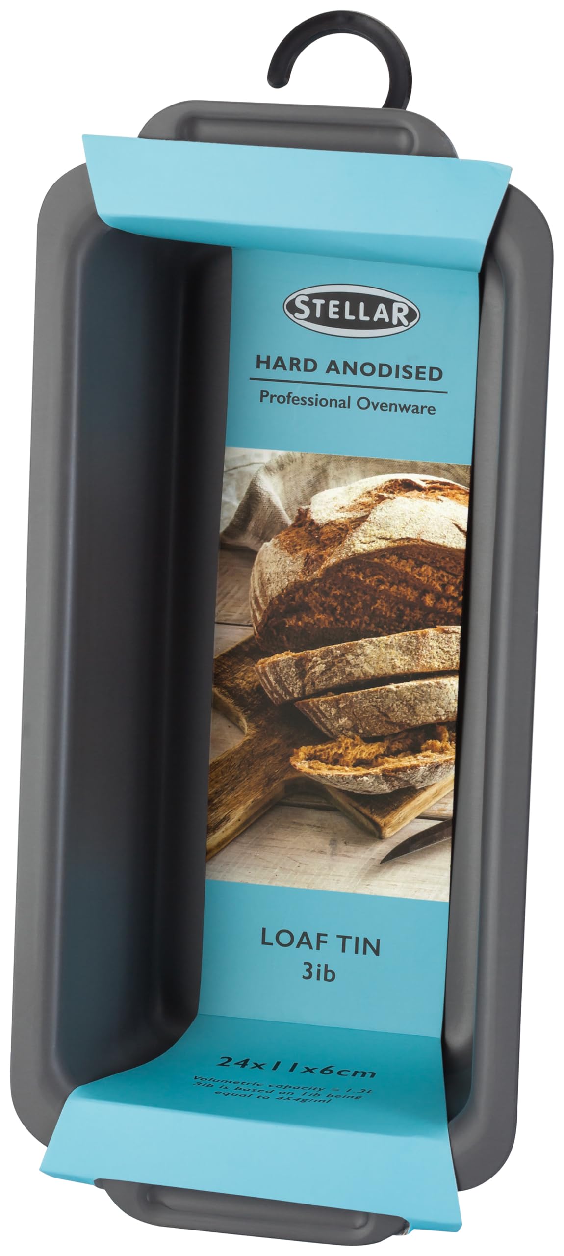 Stellar Expert 3lb Loaf Tin, Aluminium, 1.3 Litre Capacity, Oven Safe to 240C, PTFE & PROFA Free