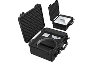 Tiagowell Starlink Mini Case, Waterproof Hard Case with EVA Liner for Starlink Mini Dish & Accessories, Portable Carrying Cases for Travel, Camping, Rv, Indoor & Outdoor Use