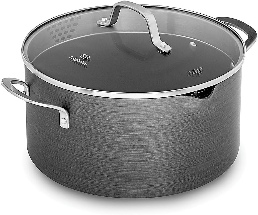 Calphalon Classic Nonstick Dutch Oven with Cover, 7 Quart, Grey Amazon