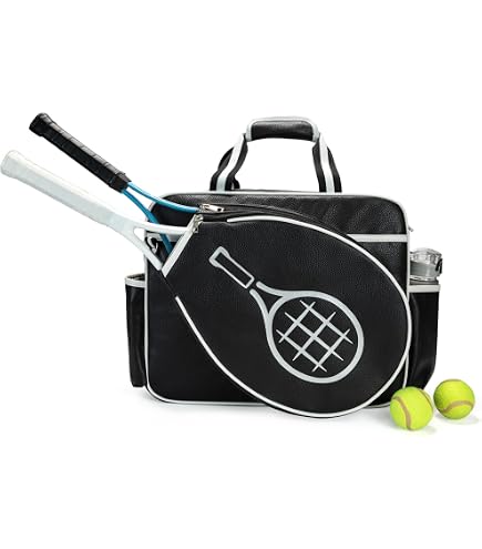 Sac De Tennis 21,4L Léger étanche - Multi-poches Avec Porte-bouteille - Pour Sport, Gym, Voyage Quotidien - 9