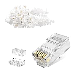 CableCreation RJ45 Connectors, Cat 6A RJ45 Modular