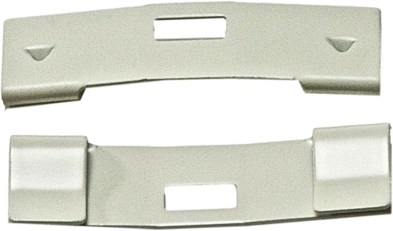 GMA Group Vertical Blind Repair Clips with Curved Vane Saver for Window Blinds, Fixes Broken Tabs and Window Blinds Replacement Slats (Ivory, 10 Pack)