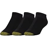 GOLDTOE Men's Ultra Tec Performance No Show Socks, 3-pairs