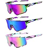 BOLLFO Polarized Sports Sunglasses,UV400 Protection Outdoor Glasses for Men Women Youth Baseball Cycling Running Driving Golf