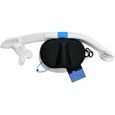 solOcean Diving Mask Case &mdash; Semi-Hard EVA Protection for Snorkeling &amp; Scuba Diving Masks, Snorkel Holder &amp; Carabiner Clip, Compact Travel Design