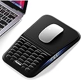 Vaydeer Wrist Rest for Keyboard and Mouse, Computer Ergonomic Wrist Support Pad, Soft Memory Foam Arm Cushion for Desk, Palm 