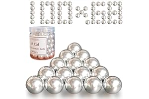 CCFREELIFE .68 Cal Self Defense Balls, 7.3 Grams Solid Aluminum Fit for SD/LE T4E HDS HDR with Max Power for Training and Tar