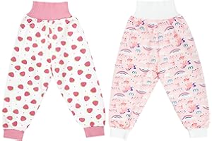 MOEMOE BABY Kids Training Pants Waterproof Diaper Pants Cotton Diaper Nappy Pant, High Waist