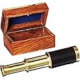 IOTC Miniature Pull-Out Telescope, Golden Brass (BR 48256)
