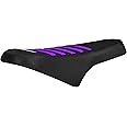 Enjoy Mfg Seat Cover Compatible Fit for Ridstar Q20 E Bike #477 (All Black with Purple Ribs)