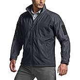 CQR Men's Tactical Softshell Jacket, Winter Warm Fleece Lined Coat, Water Resistant Outdoor Hunting Hiking Rain Windbreaker