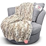 OMG Casey Luxurious Ultra Soft Minky Blanket, Wild