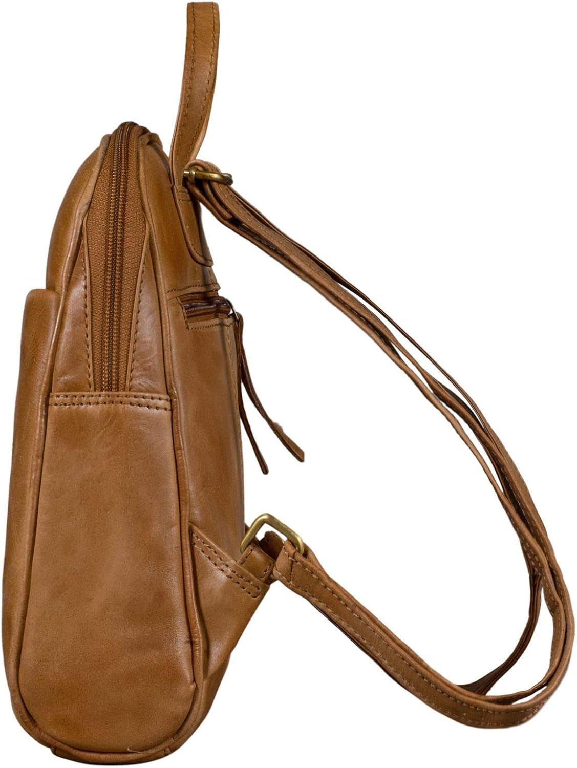 STILORD "Charlotte" Elegant Vintage Ladies Backpack Leather Small Vintage Purse City Shopping Rucksack Daypack Genuine Leather Colour:taranto - Image 5