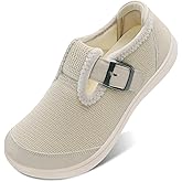 BARERUN Womens Slippers Barefoot Bedroom House Shoes for Women Wide Non-slip Diabetic Orthopedic Neuropathy Swollen Bunions Arthritis Edema Indoor Outdoor Slippers