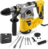 Enventor 1500W Hammer Drill SDS-Plus 360° Handle Concrete Masonry Wood view 9
