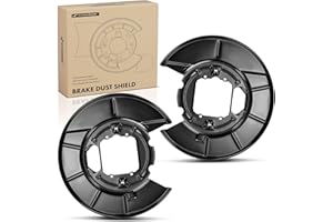 A-Premium Rear Driver and Passenger Side Brake Dust Shield Compatible with Select BMW Models - E53 Series X5 2000-2006 - Repl