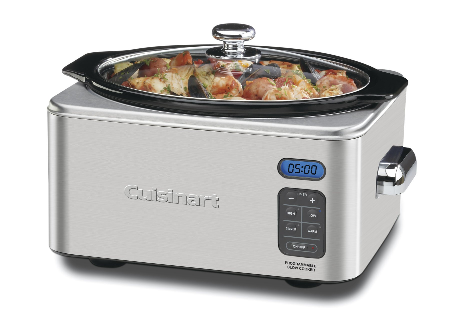 Cuisinart PSC-650 Stainless Steel 6-1/2-Quart Programmable Slow Cooker