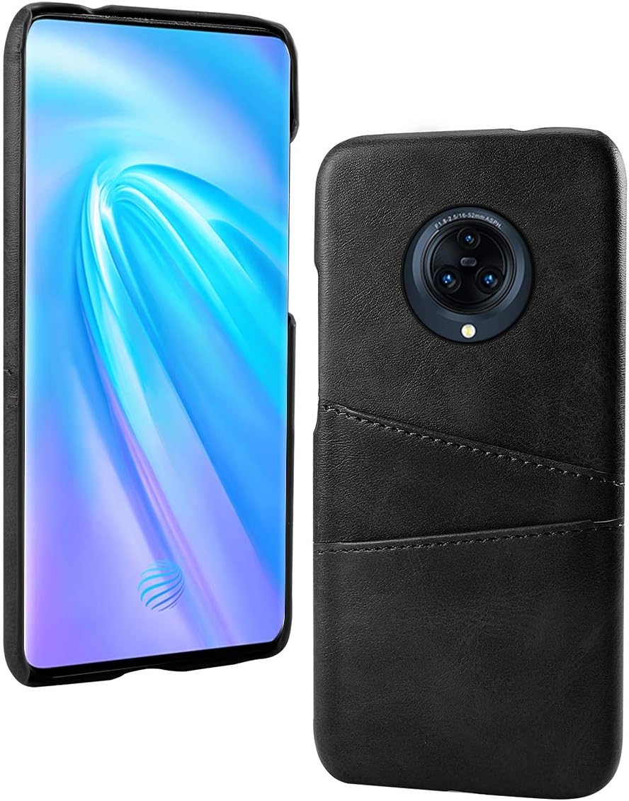 Compatible with vivo NEX 3 Case, FugouSell Premium PU Leather Flip Folio Wallet Case [Kickstand/Card Slot/Slim Fit] with Magnetic Absorption for vivo NEX 3 (Black)