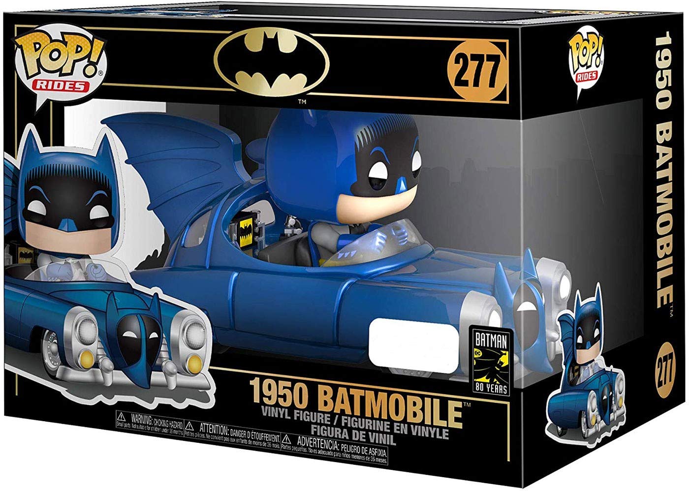 Funko Pop! Rides - 1950 Batmobile (Batman 80th) #277