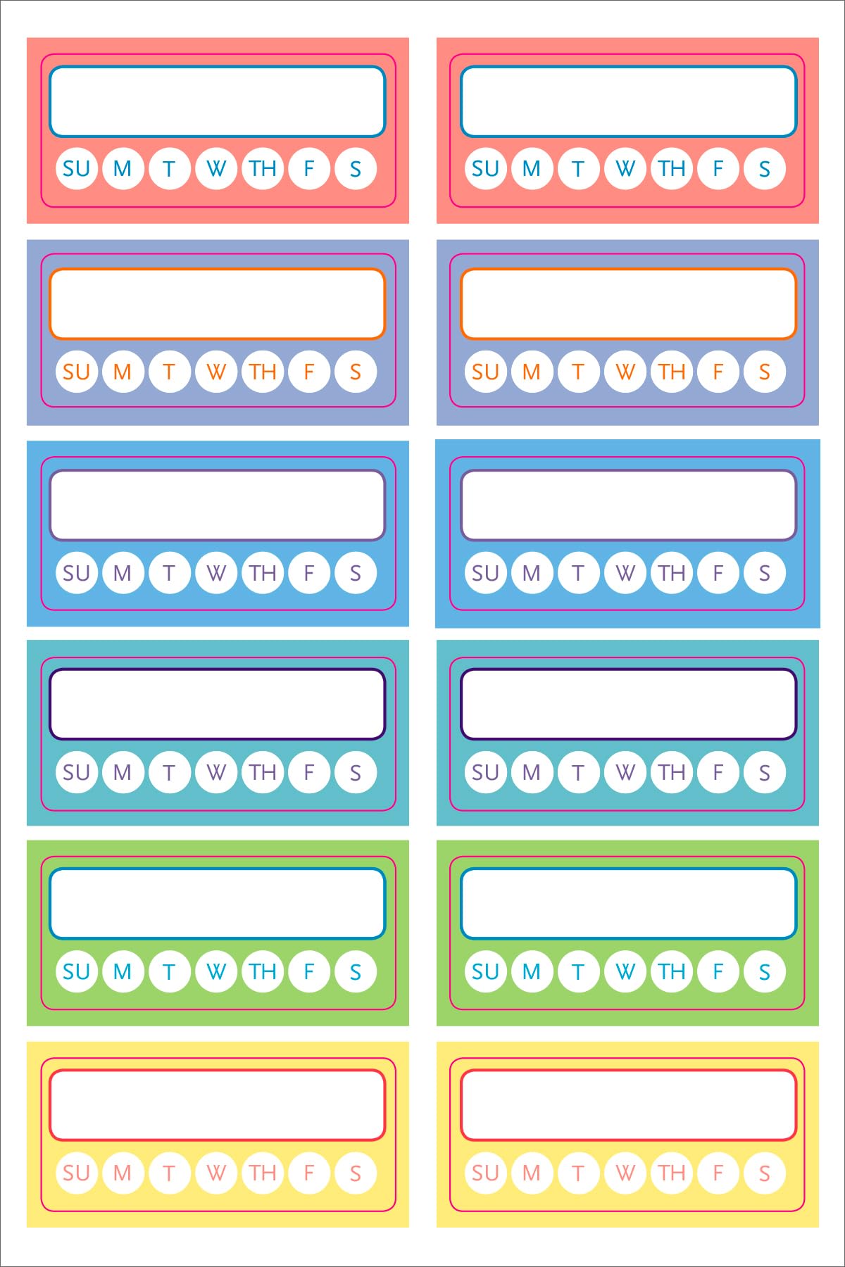 Essentials Habit Tracker Planner Stickers (52 weeks of stickers)