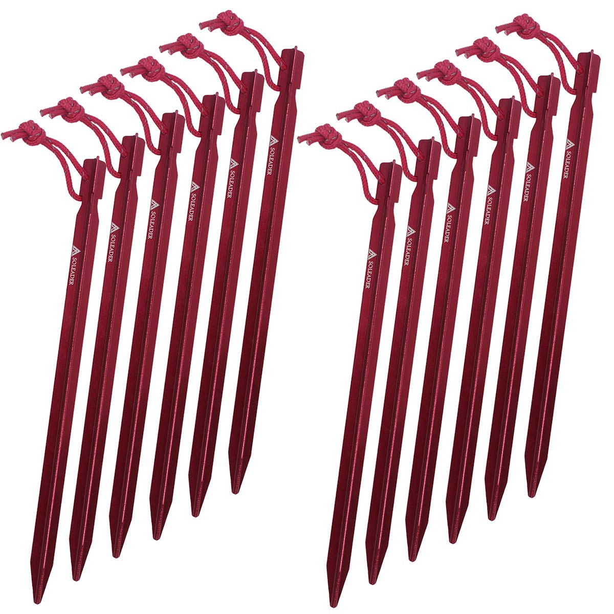 SOLEADER Tent Stakes Heavy Duty, Tent 