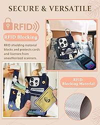 Lotadilo for iPhone 15 Pro Wallet Case with Card