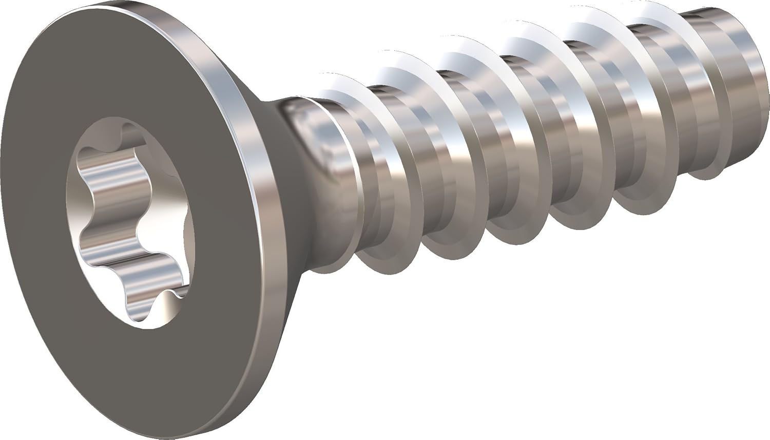 Screwerk Screw for plastics, 100 pc, Flat head 90 deg with 6lobe drive
