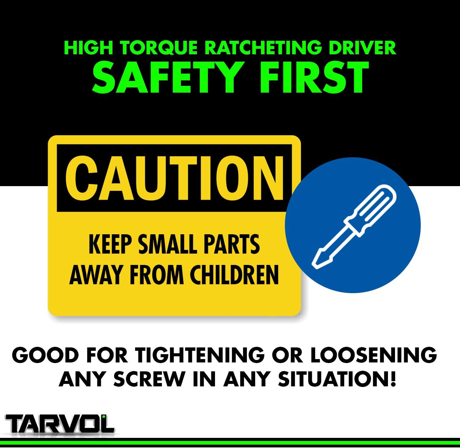 7 in 1 Ratcheting Screwdriver Set (7 PIECE MULTI BIT SET) High Torque Ratchet Driver - Stubby Compact Design - Magnetic Tip Nut Driver - Multi Heads (Phillips & Flathead) - Contractor Grade: Home Improvement