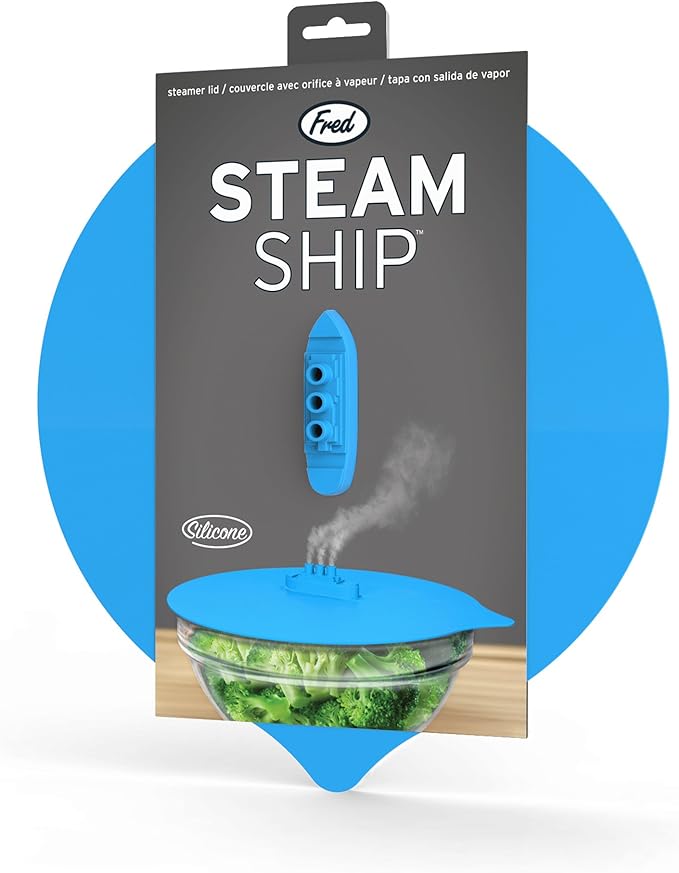 Amazon Com Genuine Fred Steam Ship Silicone Steaming Lid Kitchen Dining