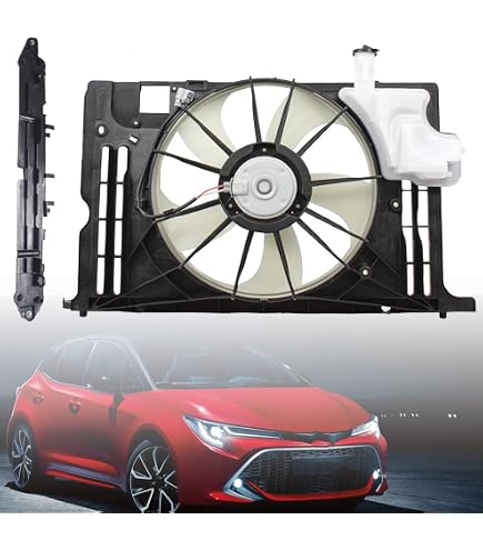 SCITOO Radiator Cooling Fan – Compatible With 2014-2019 Toyota Corolla 1.8L & 2.0L, Replacement For OE 623160