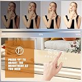 FENCHILIN Hollywood Vanity Mirror with Lights, 15 Bulbs, 3 Modes, USB Port view 4