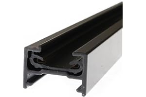 LIGHTOLIER Individually Basic Without Live End Plain Track Finish/Size: Matte Black / 8'