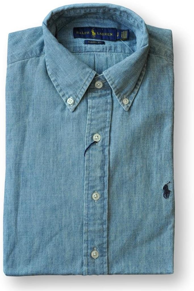 polo ralph lauren classic fit denim shirt