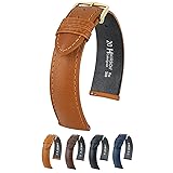 Hirsch Camelgrain Calf Watch Strap - Honey
