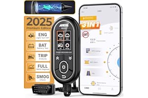 ANCEL BD310 OBD2 Scanner & Engine Code Reader - Advanced Battery Test, Trip Analysis, Performance Test, Bluetooth Diagnostic Tool for Android & iPhone - Works for All 1996+ Vehicles