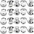 20PCSLocking Pin, Backs LockingPin,Keepers Clasp,Flat Head clamp,Needle Back Lock,Suitable for brooches, Lapels, Badges, Enamel Needles and DIY Crafts,Without Needle