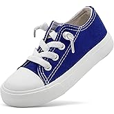 xinran&shengli Toddler Kid Canvas Shoes Boys and Girls Lace Up Low Top Sneakers Little Big Kids Slip On Tennis