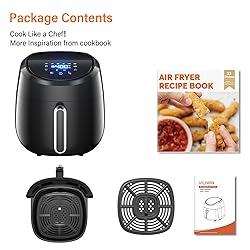 VILIWIN Air Fryer 8 Preset Menus 4.5 QT Digital