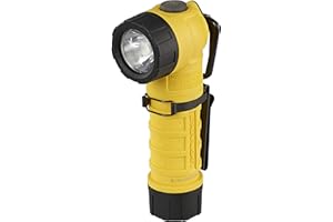 Streamlight 88836 PolyTac 90X USB 500-Lumen 7000-Candela Right-Angle LED Flashlight with Rechargeable Battery and USB Cable, Easy-Open Box, Yellow