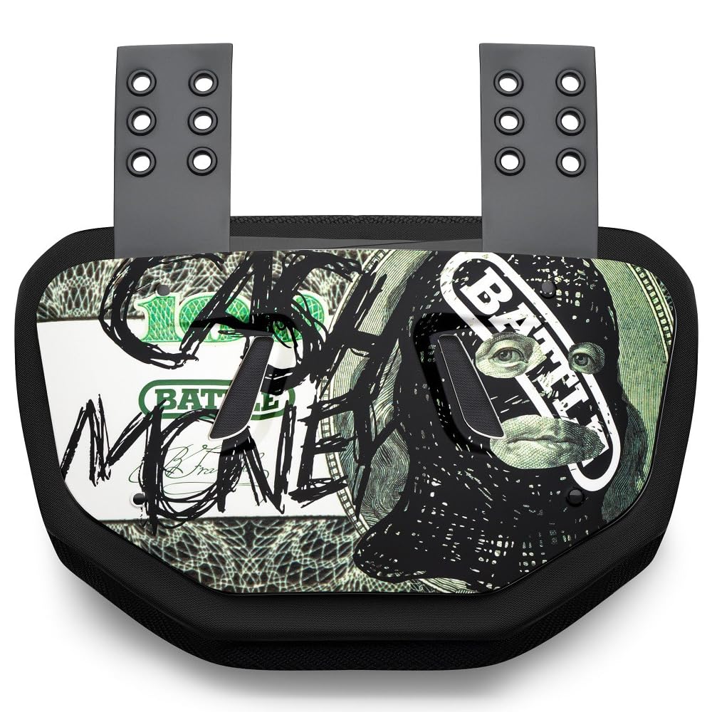 Battle Sports Novelty Football Back Plate – Hard