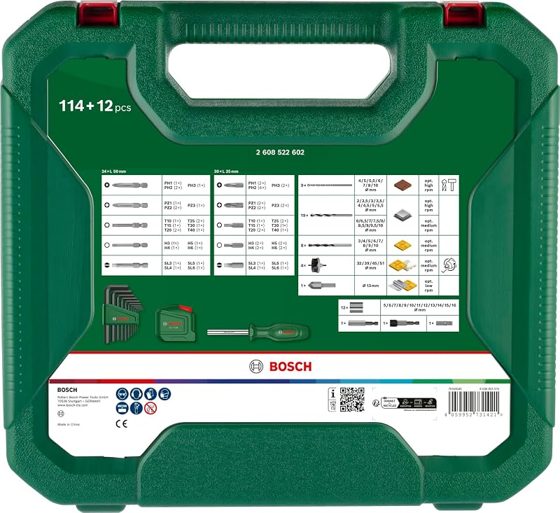 126x Reparatur-Set, 114 + 12 Teile