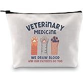 GJTIM Veterinarian Gift Vet Tech Appreciation Graduation Gift Veterinary Medicine Makeup Bag Vet Tech Kit (Veterinary Medicine Bag)
