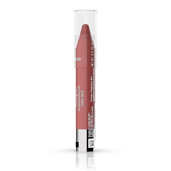 NEUTROGENA MOISTURESMOOTH COLOR STICK, 20 FRESH PAPAYA, .011 OZ.