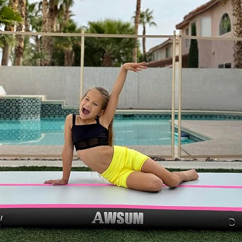AWSUM 13ft inches Gymnastics Air Mat Inflatable Tumbling Mat