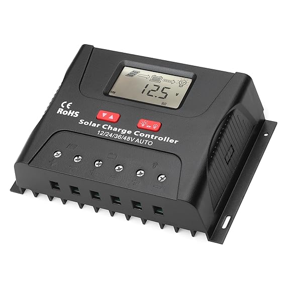 30A PWM Solar Charge Controller 12V/ 24V/ 36V Amazon.in Electronics