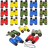 Eorbow 20 Pack Binoculars Toy for Kids, Kids Binoculars with Compass and Neck String, Nature Exploration Toys, Party Favors Learning Gifts for Sightseeing, Camping Adventure, Birdwatching