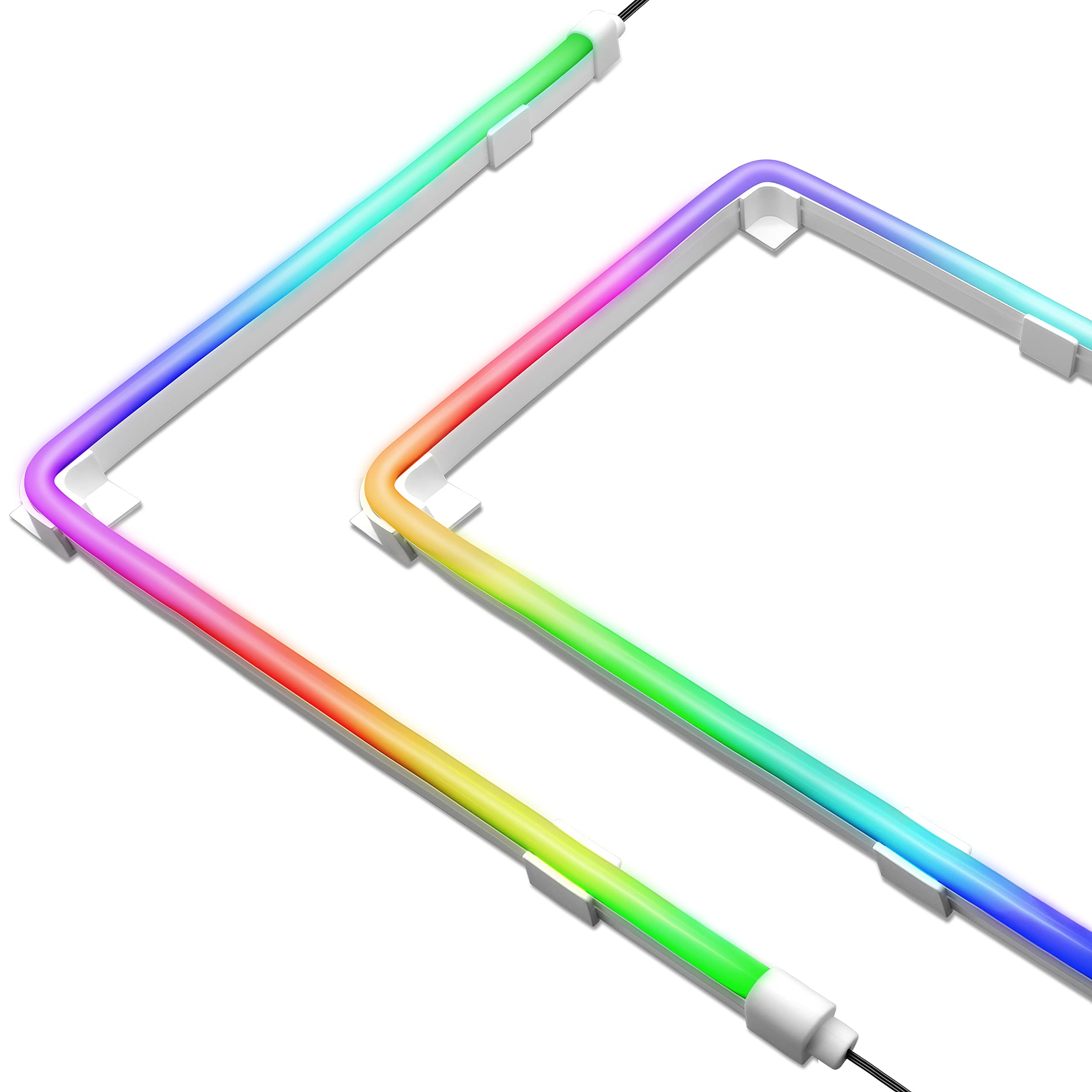 EZDIY-FAB Striscia LED ARGB 5V Per PC, 1m Con 66 LED E Clip Di Montaggio Universali - Illumina Il Tuo Case